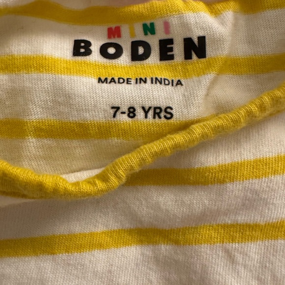 Mini Boden t-shirt size 7/8 - Picture 3 of 3